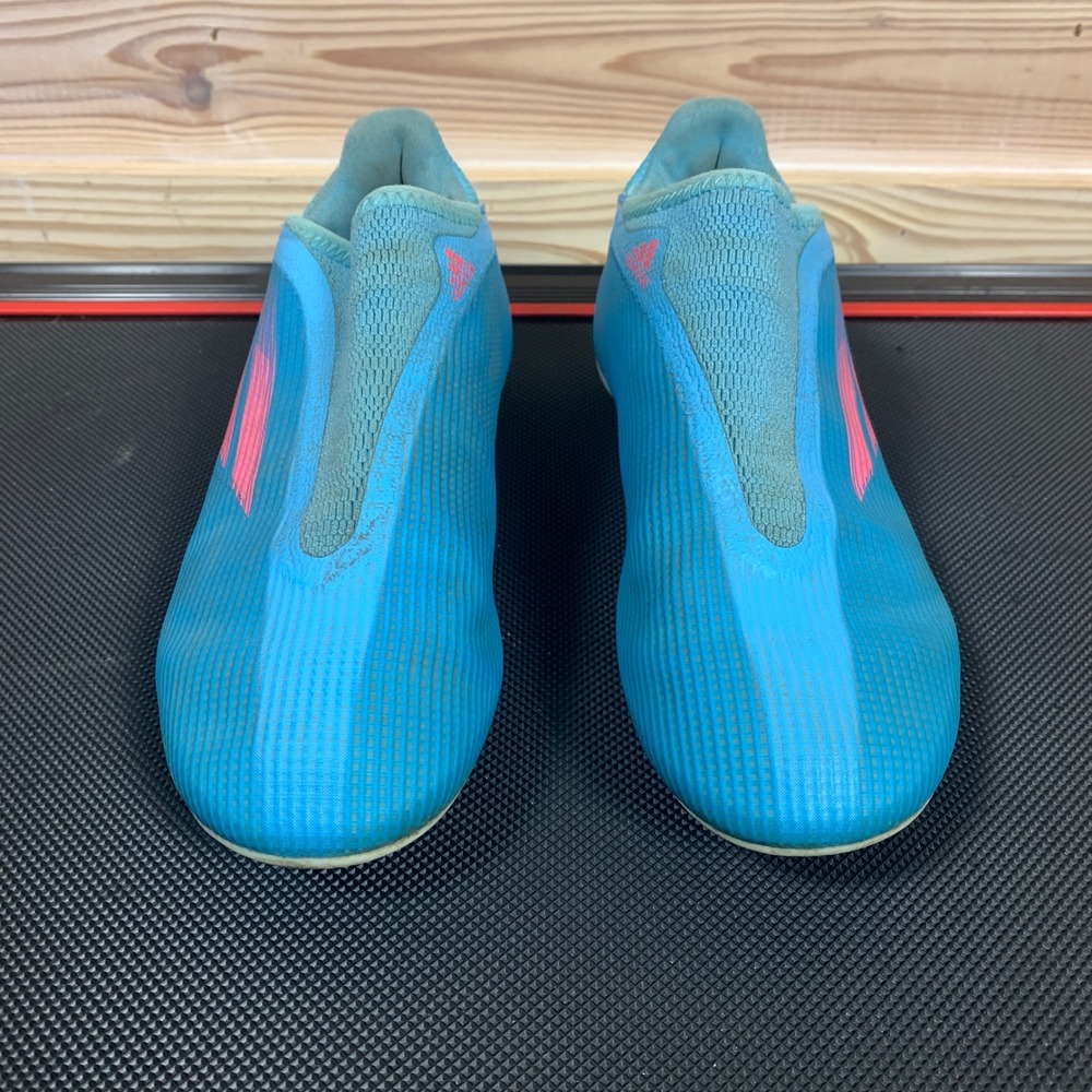 Adidas X Speedflow.3 Soccer Cleats Kids 3 Blue Pink Laceless GW7497 Firm Ground - Picture 3 of 8